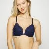 Flash Sale ✔️ Hunkemöller CARDI - Push-up Bra - Blue ⌛