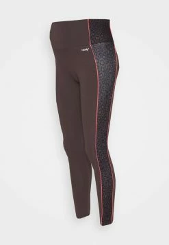 Coupon 🎉 Hunkemöller LEGGING SHINE PIPING - Leggings - Brown ⌛