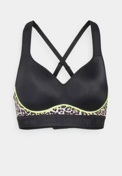 Best Sale 🎉 Hunkemöller THE ALL STAR WILD SIDE - Medium Support Sports Bra - Black ⭐