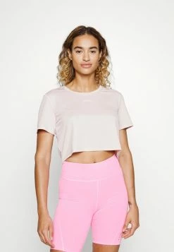 Budget 🎁 Hunkemöller CROP TEE NEW - Print T-shirt - Pink 😀