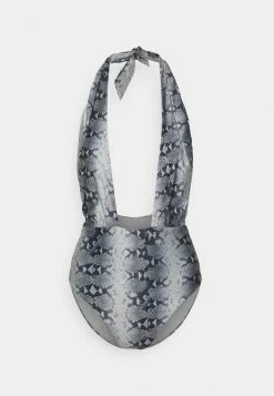 Cheap 🔔 Hunkemöller SNAKE WRAP - 🩱 Swimsuit - Blue 😀