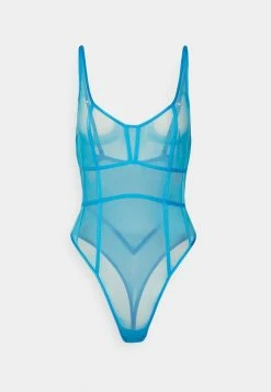Discount 😍 Hunkemöller SEXY MESH BODY - Body - Blue 🎁 -Hunkemöller Sales Store 23df42fb82df4cd2a271c2f955129c72