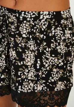 Budget 🎉 Hunkemöller SHORT JERSEY SPECKLE LEOPARD - Pyjama Bottoms - Black 🔔 -Hunkemöller Sales Store 2426035d3bbb42fb934d7ec5bbad7f76