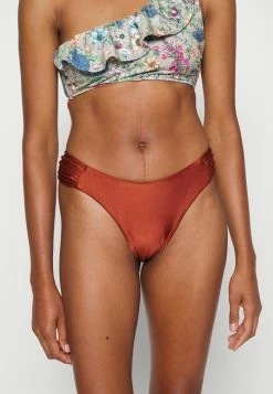 Best Pirce 🔔 Hunkemöller SAHARA HIGH LEG - 👙 Bikini Bottoms - Brown ✔️