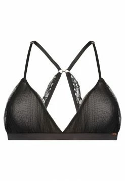 Flash Sale 😀 Hunkemöller Elissa Bralette - Lucy Hale - Triangle Bra - Black ⌛ -Hunkemöller Sales Store 28467240584f4829976d276022f7910f