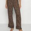 Cheapest 🛒 Hunkemöller PANT LEOPARD - Pyjama Bottoms - Black 😍