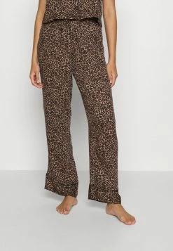 Cheapest 🛒 Hunkemöller PANT LEOPARD - Pyjama Bottoms - Black 😍