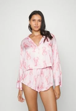 Buy ❤️ Hunkemöller SHORT RUFFLE LOBSTER - Pyjama Bottoms - Pink ✨