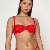 Outlet ⌛ Hunkemöller BORABORA RUCHED UB - 👙 Bikini Top - Red 💯