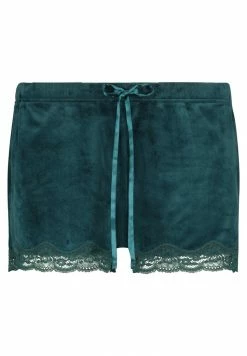 Deals 🎉 Hunkemöller SCALLOP - Pyjama Bottoms - Deep Teal 🥰