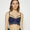 Cheapest ⭐ Hunkemöller PAULINE - Underwired Bra - Blue 🔥