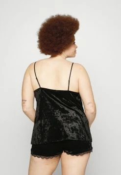 Outlet 💯 Hunkemöller CAMI CRUSHED - Pyjamas - Caviar 🤩 -Hunkemöller Sales Store 402f0c43cf20478da641571617c30fb5