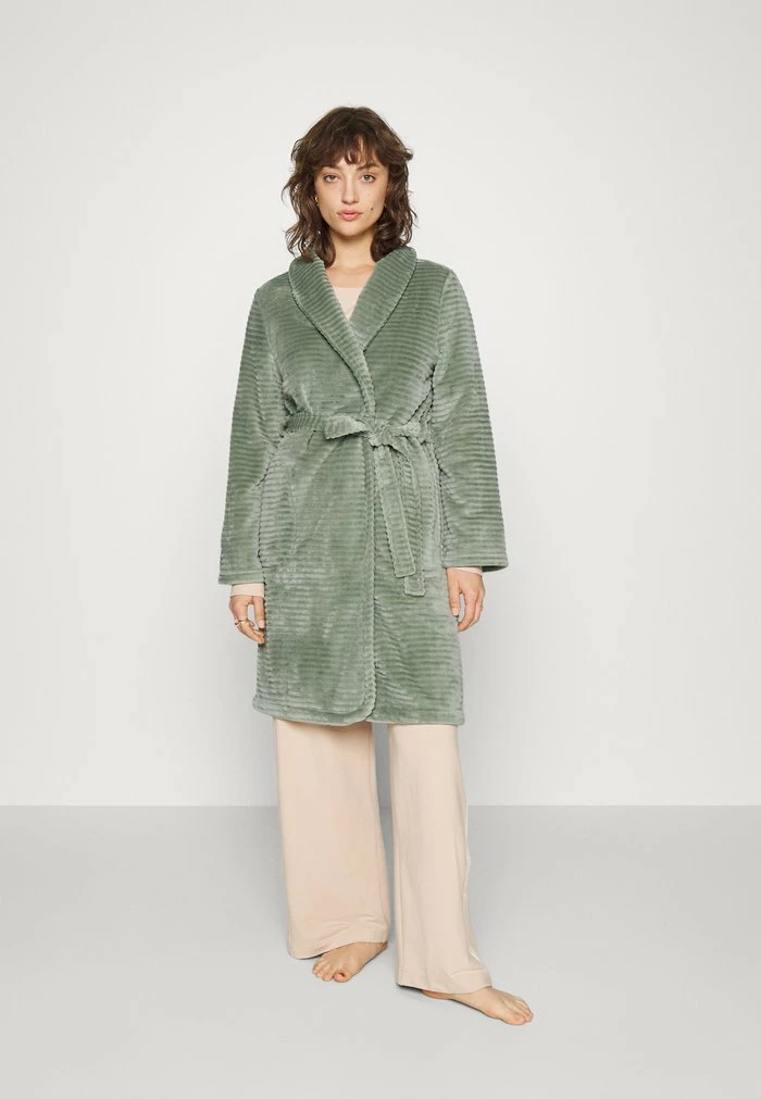 ROBE SHORT EMBOSSED - Dressing gown - green Best Sale 🤩 Hunkemöller ROBE SHORT EMBOSSED - 👗 Dressing Gown - Green 😉 -Hunkemöller Sales Store 40de7c97e53b4359b64a65322fe712cf