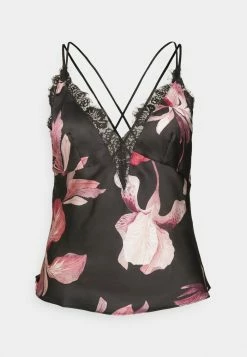 Deals ⭐ Hunkemöller CAMI GRACEFUL ORCHID - Pyjama Top - Black 🔥 -Hunkemöller Sales Store 41570fe89edd490fb4f2249ba0921d9f