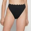 Best Pirce 😀 Hunkemöller SCALLOP HIGH LEG - 👙 Bikini Bottoms - Black ✔️ -Hunkemöller Sales Store 41ea5bd3c2194379934bf2214a601577