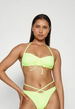 Cheap 🥰 Hunkemöller GLOW RUCHED - 👙 Bikini Top - Yellow 😀