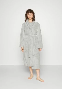 Best Sale ❤️ Hunkemöller ROBE LONG SNUGGLE - 👗 Dressing Gown - Grey 🔔