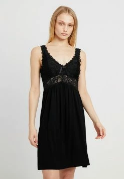 Budget 🔥 Hunkemöller SLIPDRESS - Nightie - Black 🔔