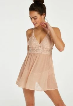 Best deal 🔥 Hunkemöller BABYDOLL - Nightie - Tan ✨