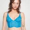 Cheap 🔥 Hunkemöller UNPADDED LONGLINE BRA - Balconette Bra - Blue 👍 -Hunkemöller Sales Store 50e91f6cecdc4f878d348d08e3178f82