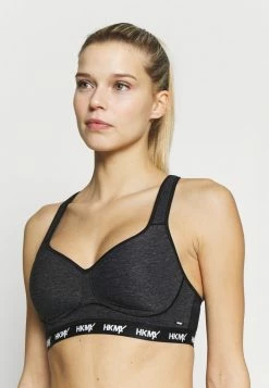 Best Pirce 🛒 Hunkemöller THE ALL STAR BRANDED - Sports Bra - Grey Melee 😉 -Hunkemöller Sales Store 53df2ad5ef73496299129d0b7d841098