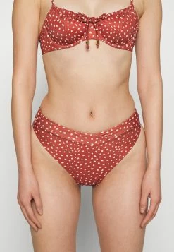 Cheap 🥰 Hunkemöller ARI CHEEKY HIGH LEG - 👙 Bikini Bottoms - Rust Brown 😉
