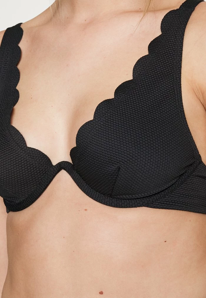 SCALLOP UP - Bikini top - black Cheap ✔️ Hunkemöller SCALLOP UP - 👙 Bikini Top - Black 🥰 -Hunkemöller Sales Store 5e818e8f5e7b42ffb01c90b44c4f831d