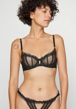 Discount 👍 Hunkemöller COURTNEY - Underwired Bra - Black 🛒