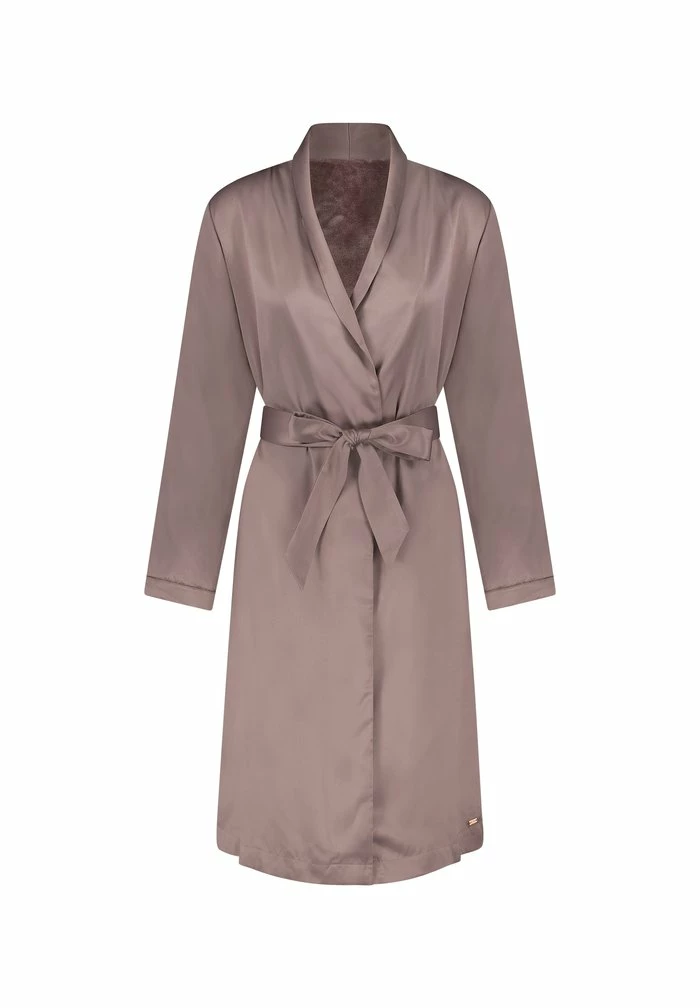 SATIN FLEECE - Dressing gown - brown Cheap 💯 Hunkemöller SATIN FLEECE - 👗 Dressing Gown - Brown 🌟 -Hunkemöller Sales Store 66cca449b0e44f32b9f61c852e006172