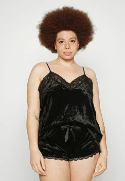 Outlet 💯 Hunkemöller CAMI CRUSHED - Pyjamas - Caviar 🤩 -Hunkemöller Sales Store 6ea2a797913745ac9441eea885d273b8