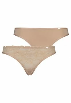 Best Pirce 🛒 Hunkemöller 2 PACK - Thong - Tan 🛒 -Hunkemöller Sales Store 7485e4fb558f4c6bbe3ccda83c6eac51