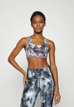Buy 💯 Hunkemöller THE SPIRIT FLOWER POWER - Medium Support Sports Bra - Grey 😀