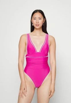 Discount 🛒 Hunkemöller MAYA PLUNGE - 🩱 Swimsuit - Pink 👍