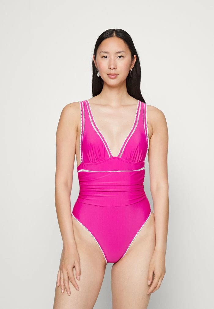 MAYA PLUNGE - Swimsuit - pink Discount 🛒 Hunkemöller MAYA PLUNGE - 🩱 Swimsuit - Pink 👍 -Hunkemöller Sales Store 7af9862b9ed741d3b362cd1c6dcfc414