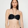 Best deal 🔔 Hunkemöller CUBA CHAIN - 👙 Bikini Top - Black ✔️