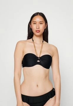 Best deal 🔔 Hunkemöller CUBA CHAIN - 👙 Bikini Top - Black ✔️
