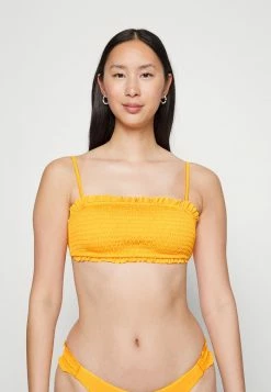 Buy ⌛ Hunkemöller ST.LUCIA SHIRRED BANDEAU - 👙 Bikini Top - Orange 🎁