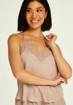 Discount 🥰 Hunkemöller AIR SPRUN - Pyjama Top - Beige 🎉 -Hunkemöller Sales Store 98feab252b954c109bf8ec6677f952da