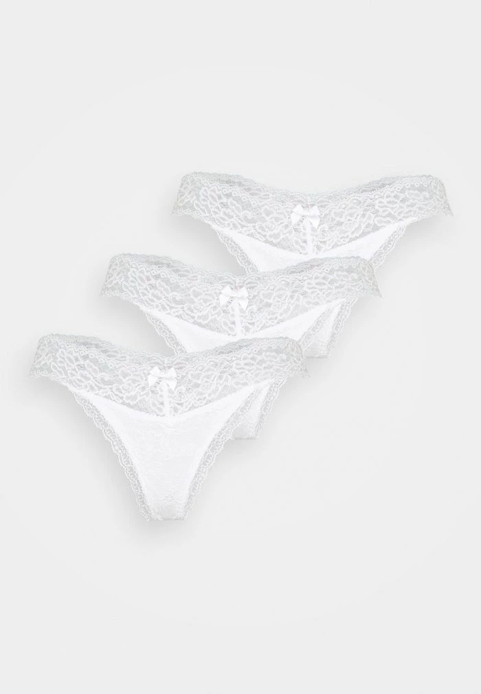 MADISON 3 PACK - Thong - snow white Outlet 🛒 Hunkemöller MADISON 3 PACK - Thong - Snow White 🎉 -Hunkemöller Sales Store a11eb183b21f443d82397fa97243a82b
