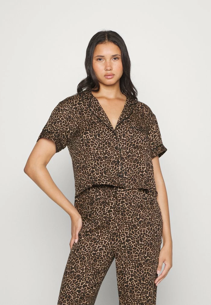 JACKET BOXY LEOPARD - Pyjama top - black Wholesale ❤️ Hunkemöller JACKET BOXY LEOPARD - Pyjama Top - Black ✔️ -Hunkemöller Sales Store a5b905cdf15743cb97701b99636930ef