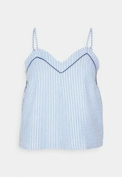 Deals 🧨 Hunkemöller CAMI PIPING - Pyjama Top - Blue ⭐ -Hunkemöller Sales Store a78fbd2c53f64d93ae3d6d4df62ee1eb
