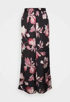 Best Pirce ⭐ Hunkemöller PALAZZO GRACEFUL ORCHID - Pyjama Bottoms - Black 🎁 -Hunkemöller Sales Store aaab3ad8d5a54224b730488903758297