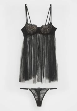 Buy ✔️ Hunkemöller DEMI EMILY SET - Nightie - Black 🔥 -Hunkemöller Sales Store aad8bac325984bc8bc7591134e014620