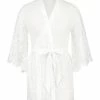 New 💯 Hunkemöller KIMONO ALLOVER LACE ISABELLA - 👗 Dressing Gown - White 🌟 -Hunkemöller Sales Store ab72df7091374f50a7aa5bd1a8b55eef