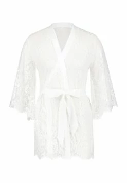 New 💯 Hunkemöller KIMONO ALLOVER LACE ISABELLA - 👗 Dressing Gown - White 🌟