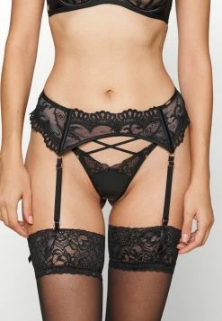 Coupon ✨ Hunkemöller HELENA - Suspenders - Black 🧨
