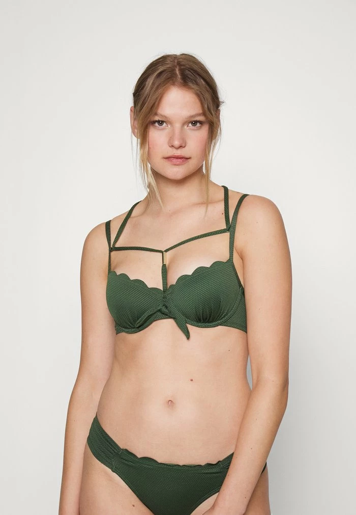 SCALLOP - Bikini top - green Best Sale ❤️ Hunkemöller SCALLOP - 👙 Bikini Top - Green 👏 -Hunkemöller Sales Store af711c5794fc4e11b4f0b48164e43b01