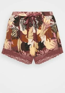 Promo 🧨 Hunkemöller SHORT ABSTRACT LEAF - Pyjama Bottoms - Pink ✨ -Hunkemöller Sales Store b24b43047a074ad69abb0f4e4432e1ea