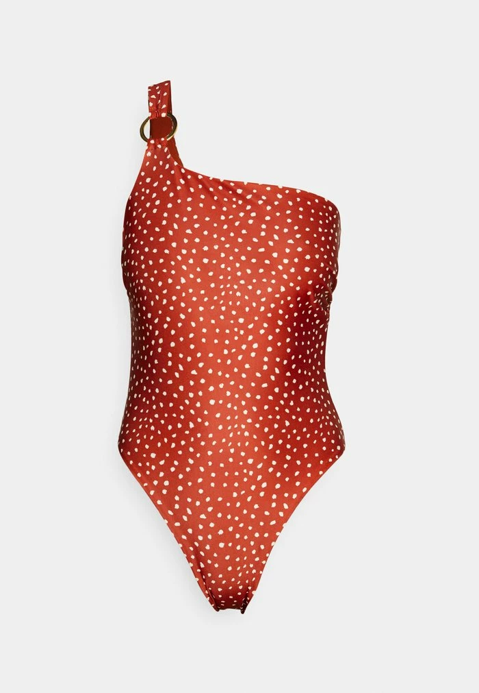 ARI ONE SHOULDER - Swimsuit - rust brown Hot Sale 🌟 Hunkemöller ARI ONE SHOULDER - 🩱 Swimsuit - Rust Brown 🌟 -Hunkemöller Sales Store b47b5d4881e0485b9234f6676d7f6c14