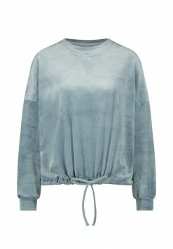Cheap ๐ฏ Hunkemöller LANGÄRMELIGES VELOURS - Top - Blue ๐